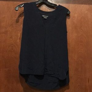 Vince sleeveless silk top